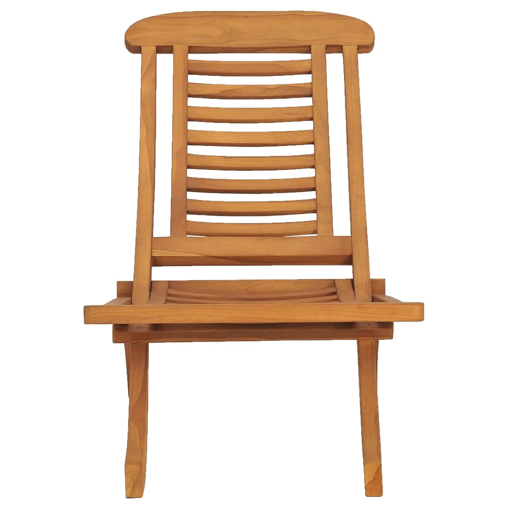 Folding Garden Chair Solid Teak Wood - OLBRIT