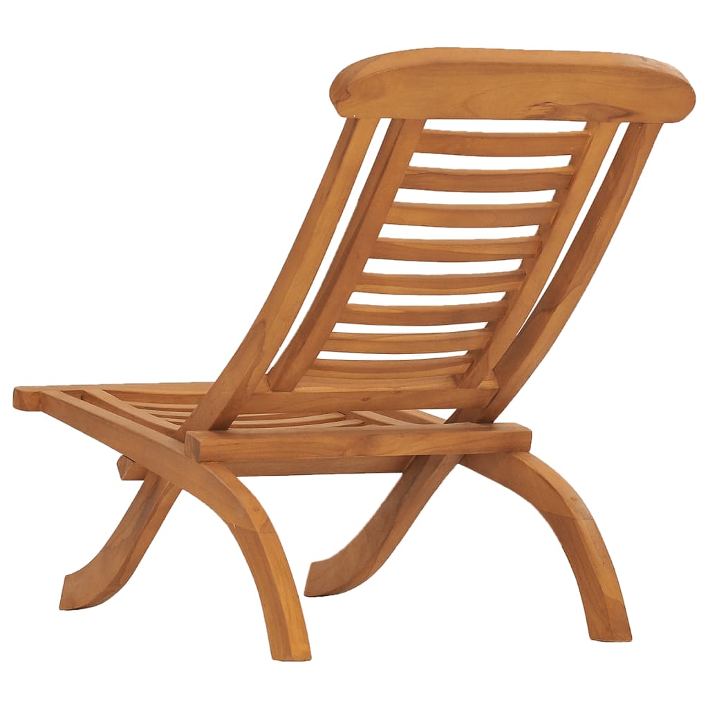 Folding Garden Chair Solid Teak Wood - OLBRIT