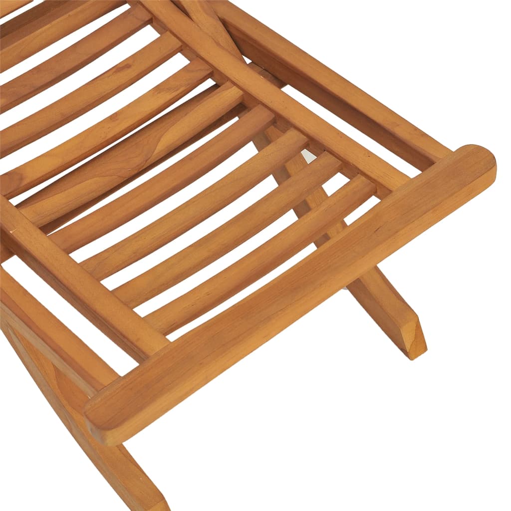 Folding Garden Chair Solid Teak Wood - OLBRIT