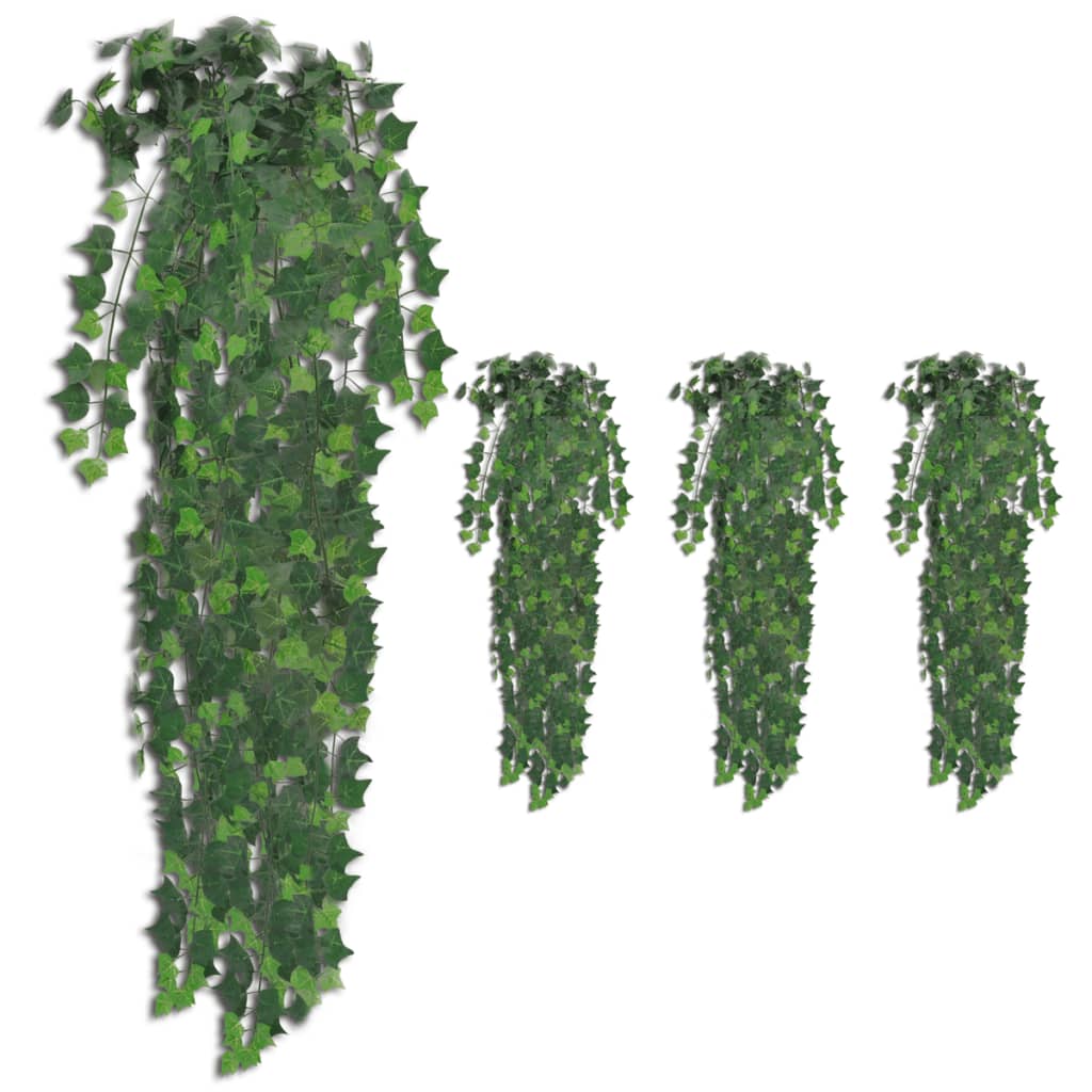 Artificial Ivy Bushes 4 pcs Green 90 cm - OLBRIT