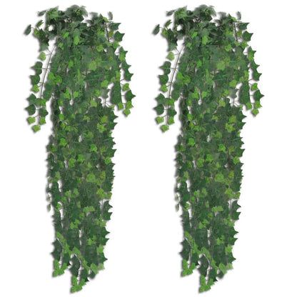 Artificial Ivy Bushes 4 pcs Green 90 cm - OLBRIT