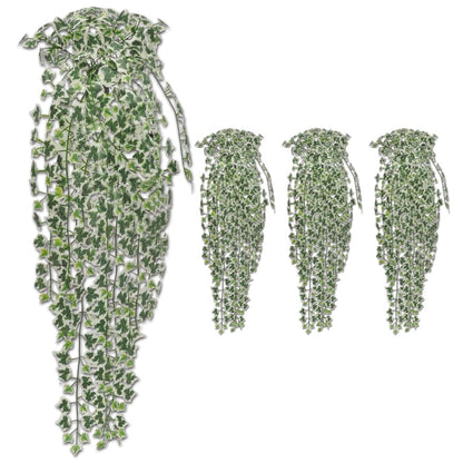 Artificial Ivy Bushes 4 pcs Variegated 90 cm - OLBRIT