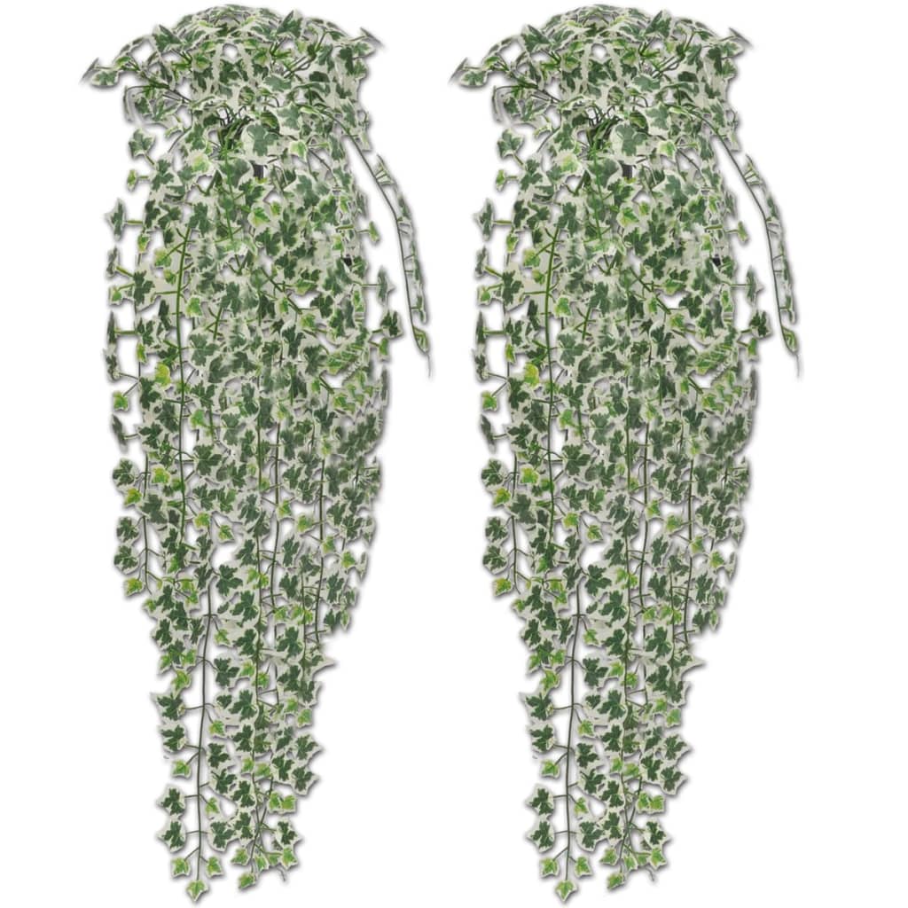 Artificial Ivy Bushes 4 pcs Variegated 90 cm - OLBRIT