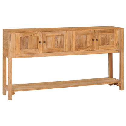 Sideboard 140x30x75 cm Solid Teak Wood - OLBRIT