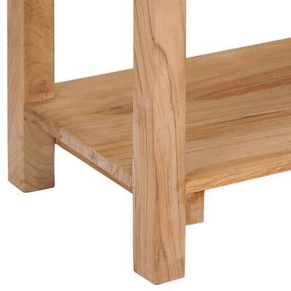 Sideboard 140x30x75 cm Solid Teak Wood - OLBRIT