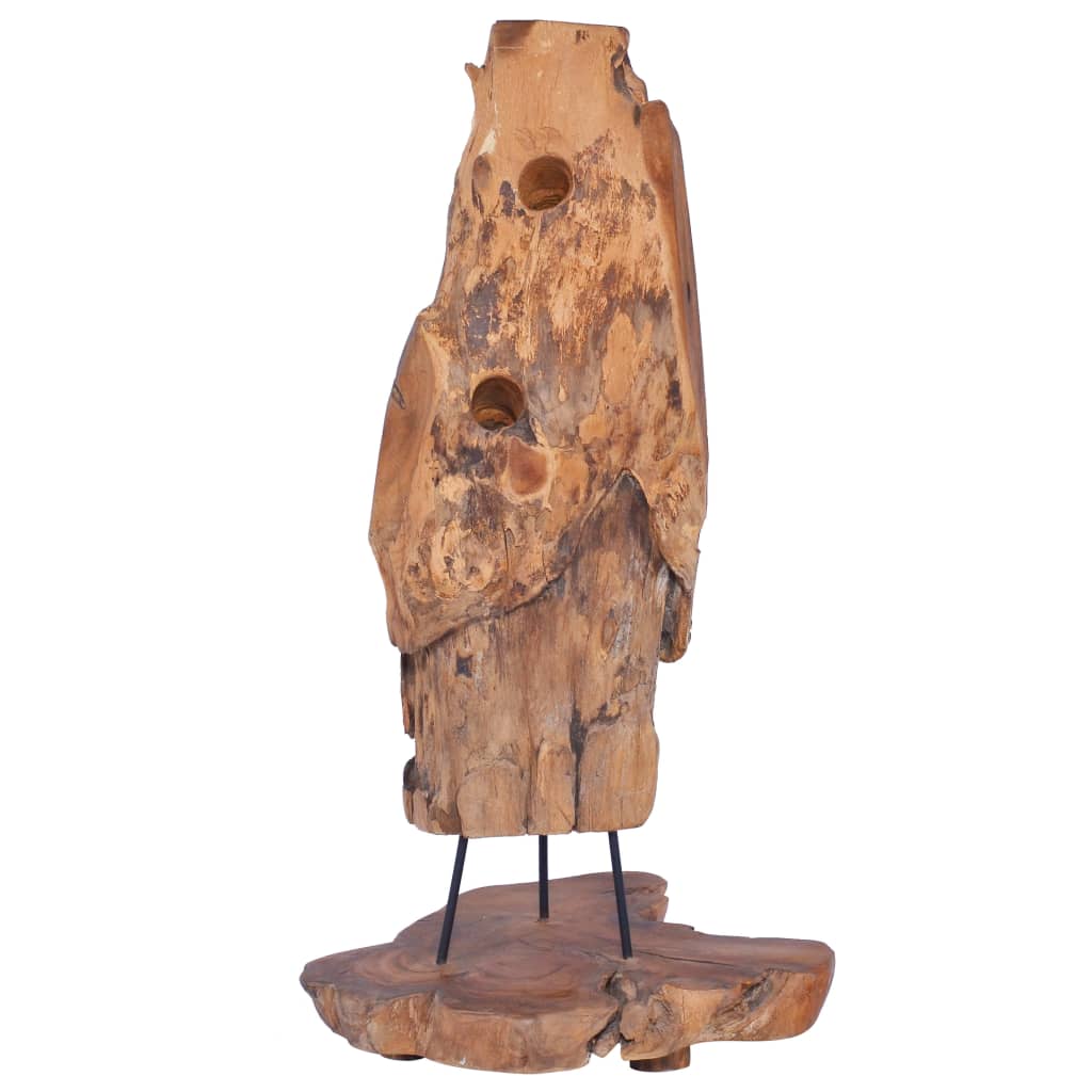 Wine Rack for 8 Bottles 40x30x80 cm Solid Teak Wood - OLBRIT