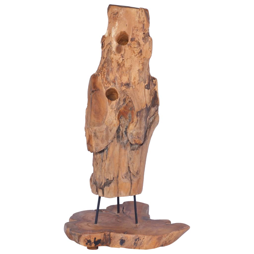 Wine Rack for 8 Bottles 40x30x80 cm Solid Teak Wood - OLBRIT