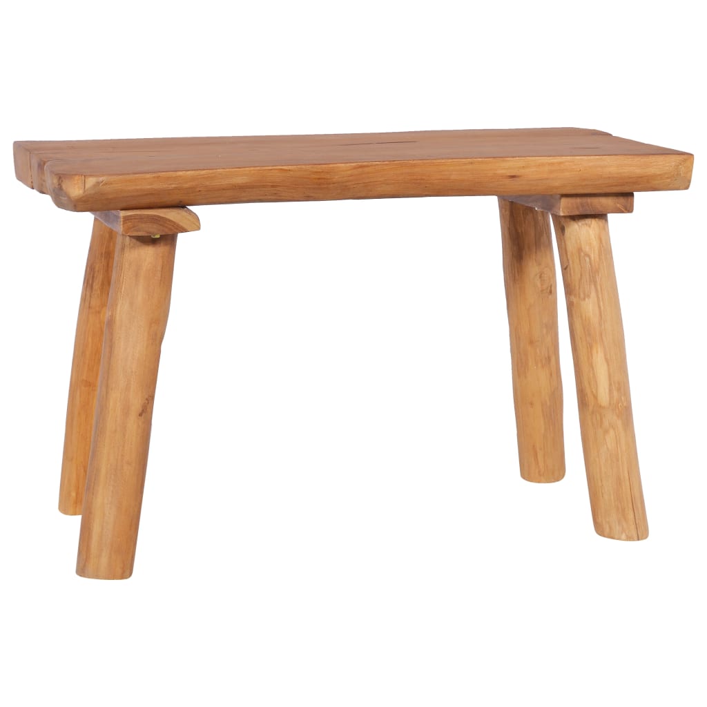 Garden Bench 80 cm Solid Teak Wood - OLBRIT