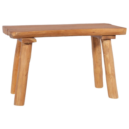 Garden Bench 80 cm Solid Teak Wood - OLBRIT