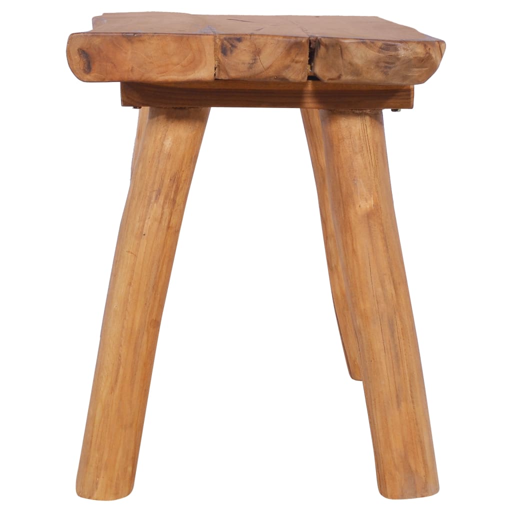 Garden Bench 80 cm Solid Teak Wood - OLBRIT