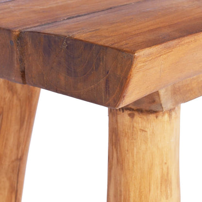 Garden Bench 80 cm Solid Teak Wood - OLBRIT