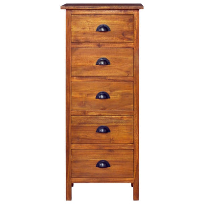 Sideboard 45x35x110 cm Solid Teak Wood - OLBRIT