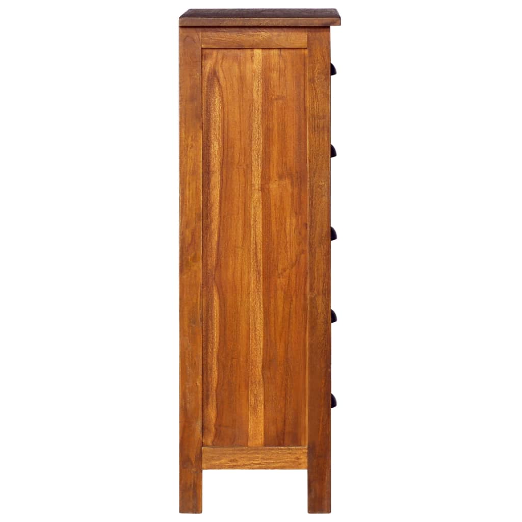 Sideboard 45x35x110 cm Solid Teak Wood - OLBRIT
