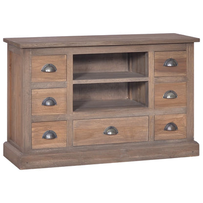 Sideboard 90x30x58 cm Solid Teak Wood - OLBRIT