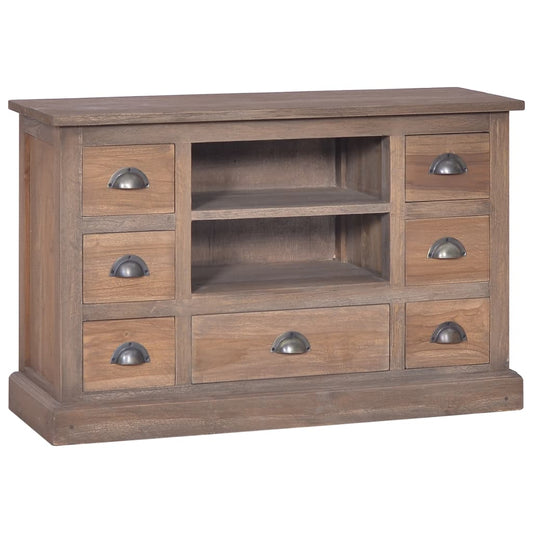 Sideboard 90x30x58 cm Solid Teak Wood - OLBRIT