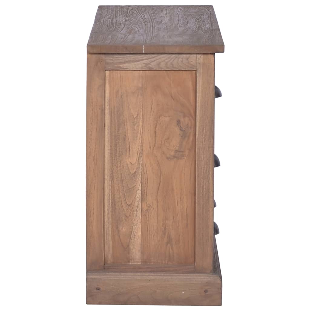 Sideboard 90x30x58 cm Solid Teak Wood - OLBRIT