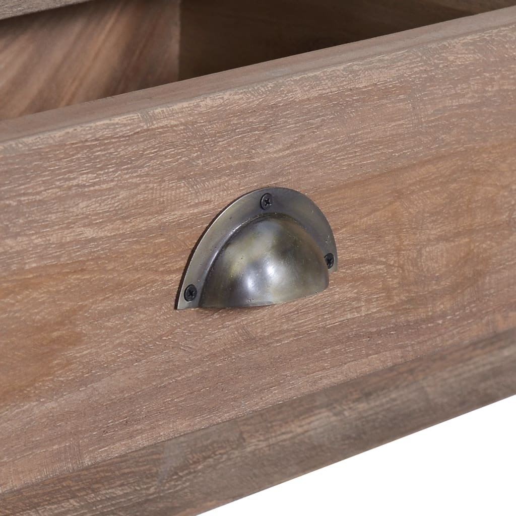 Sideboard 90x30x58 cm Solid Teak Wood - OLBRIT