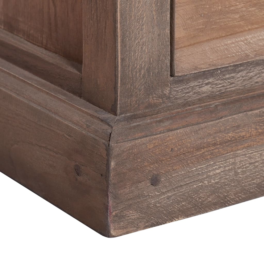 Sideboard 90x30x58 cm Solid Teak Wood - OLBRIT