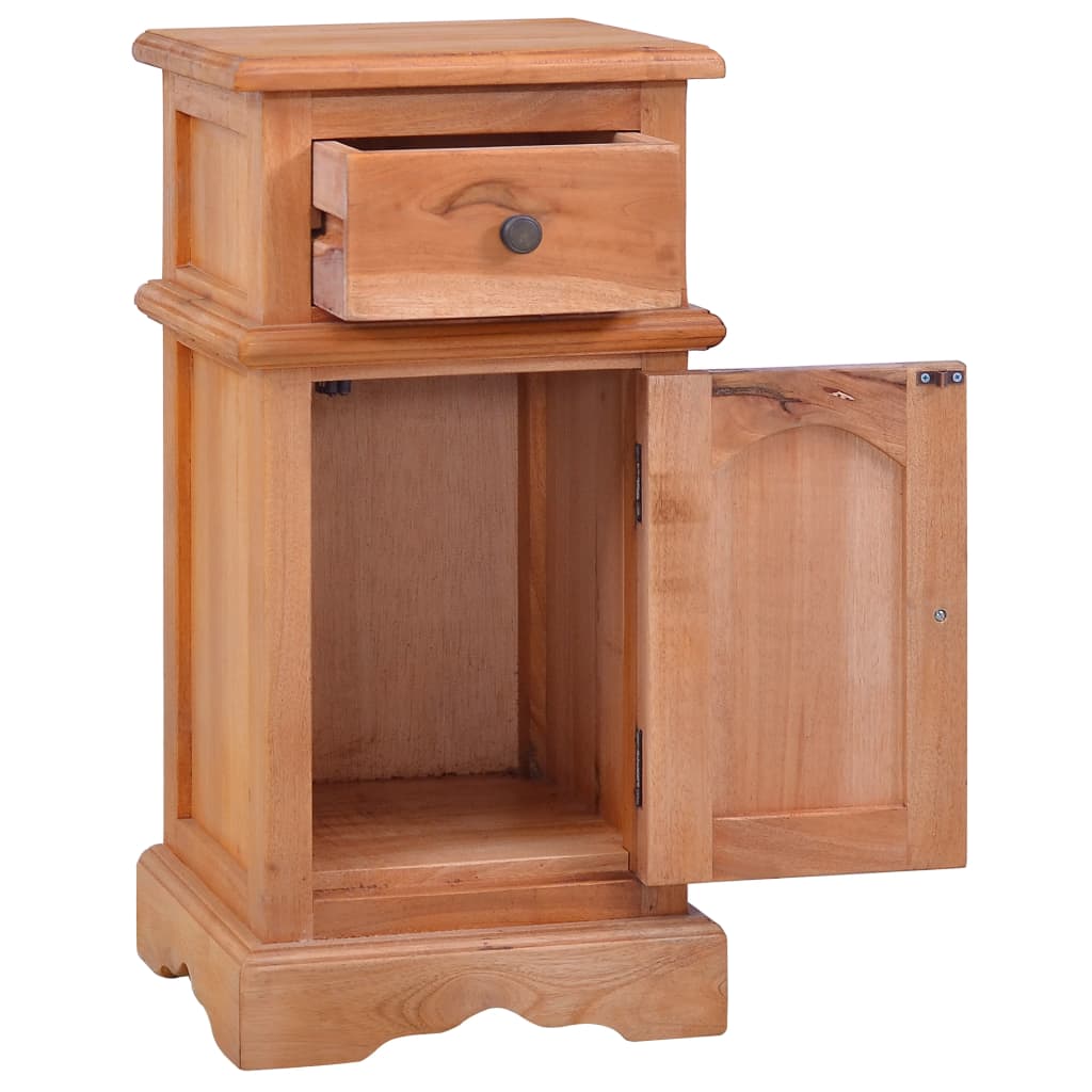 Bedside Cabinet Solid Mahogany Wood - OLBRIT