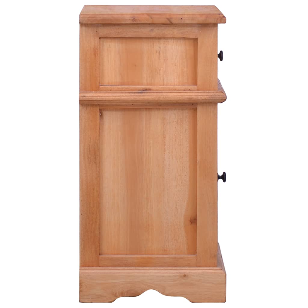 Bedside Cabinet Solid Mahogany Wood - OLBRIT