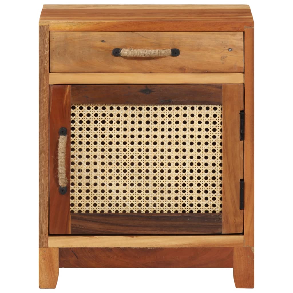 Bedside Cabinet 40x30x50 cm Solid Reclaimed Wood - OLBRIT