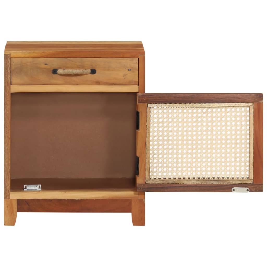 Bedside Cabinet 40x30x50 cm Solid Reclaimed Wood - OLBRIT