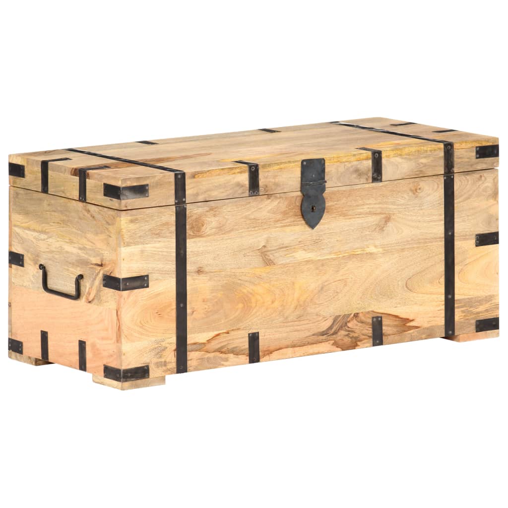 Chest 90x40x40 cm Solid Mango Wood - OLBRIT