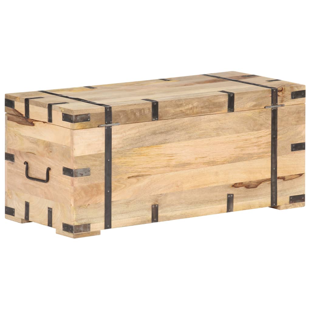 Chest 90x40x40 cm Solid Mango Wood - OLBRIT