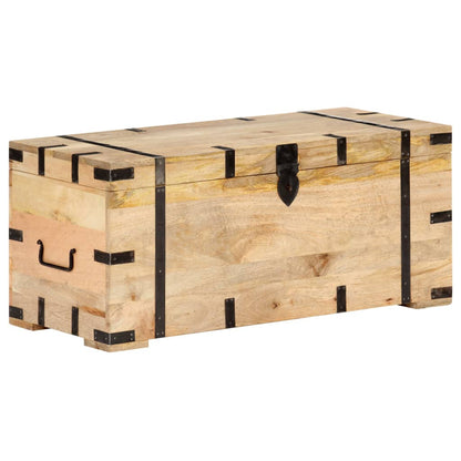 Chest 90x40x40 cm Solid Mango Wood - OLBRIT