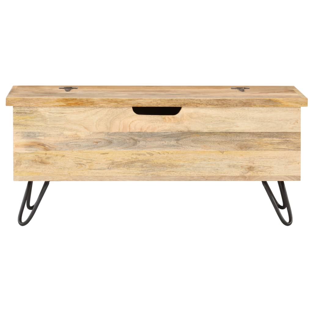 Chest 90x40x45 cm Solid Mango Wood - OLBRIT