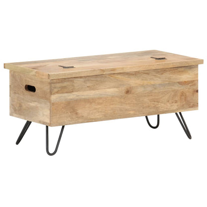 Chest 90x40x45 cm Solid Mango Wood - OLBRIT