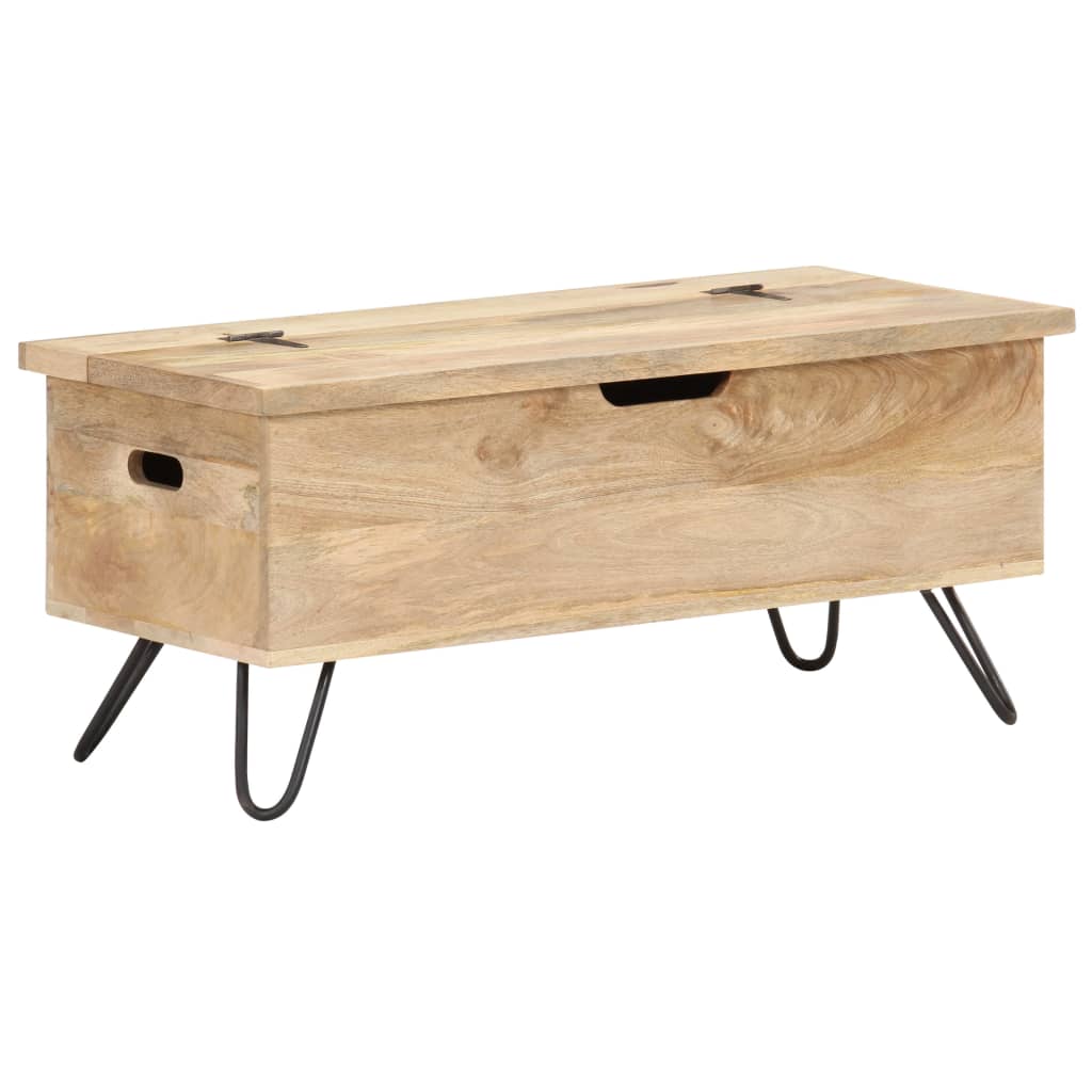 Chest 90x40x45 cm Solid Mango Wood - OLBRIT