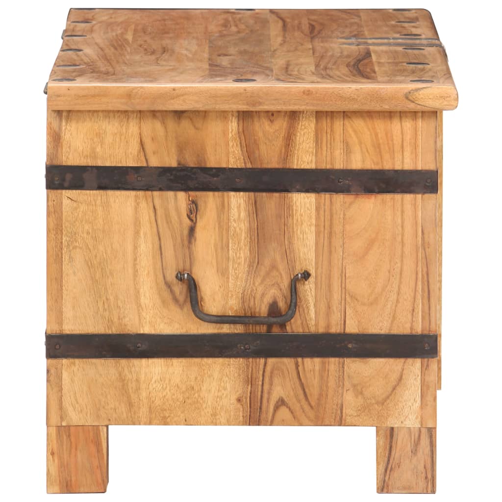 Chest 90x40x40 cm Solid Acacia Wood - OLBRIT