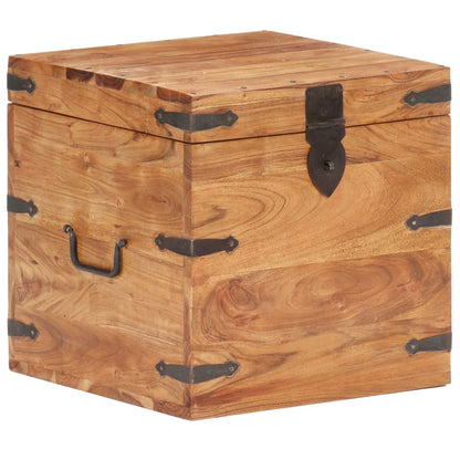 Chest 40x40x40 cm Solid Acacia Wood - OLBRIT