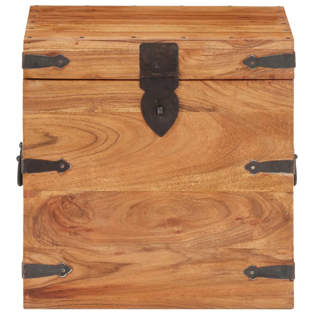 Chest 40x40x40 cm Solid Acacia Wood - OLBRIT