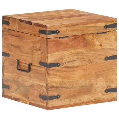 Chest 40x40x40 cm Solid Acacia Wood - OLBRIT