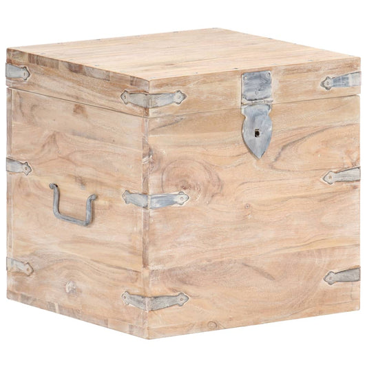 Chest 40x40x40 cm Solid Acacia Wood - OLBRIT