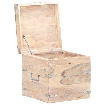 Chest 40x40x40 cm Solid Acacia Wood - OLBRIT