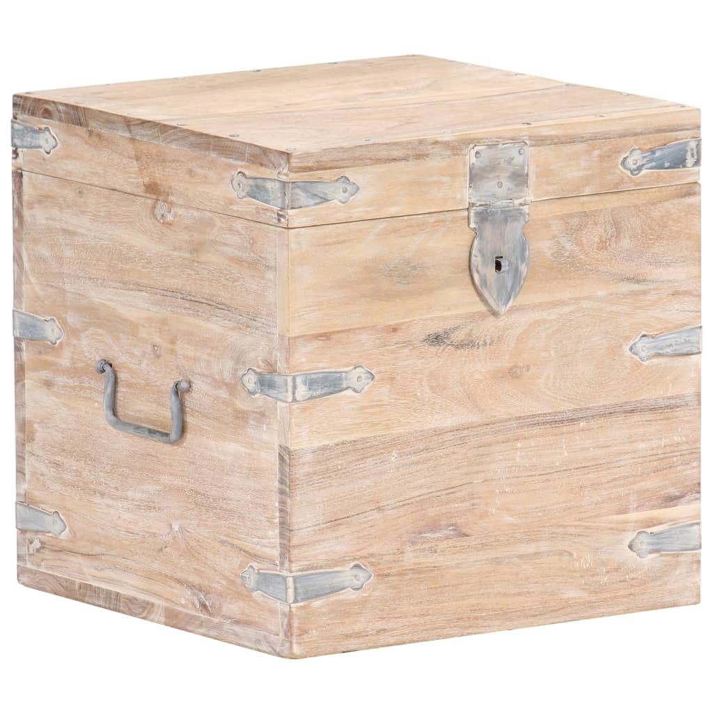 Chest 40x40x40 cm Solid Acacia Wood - OLBRIT