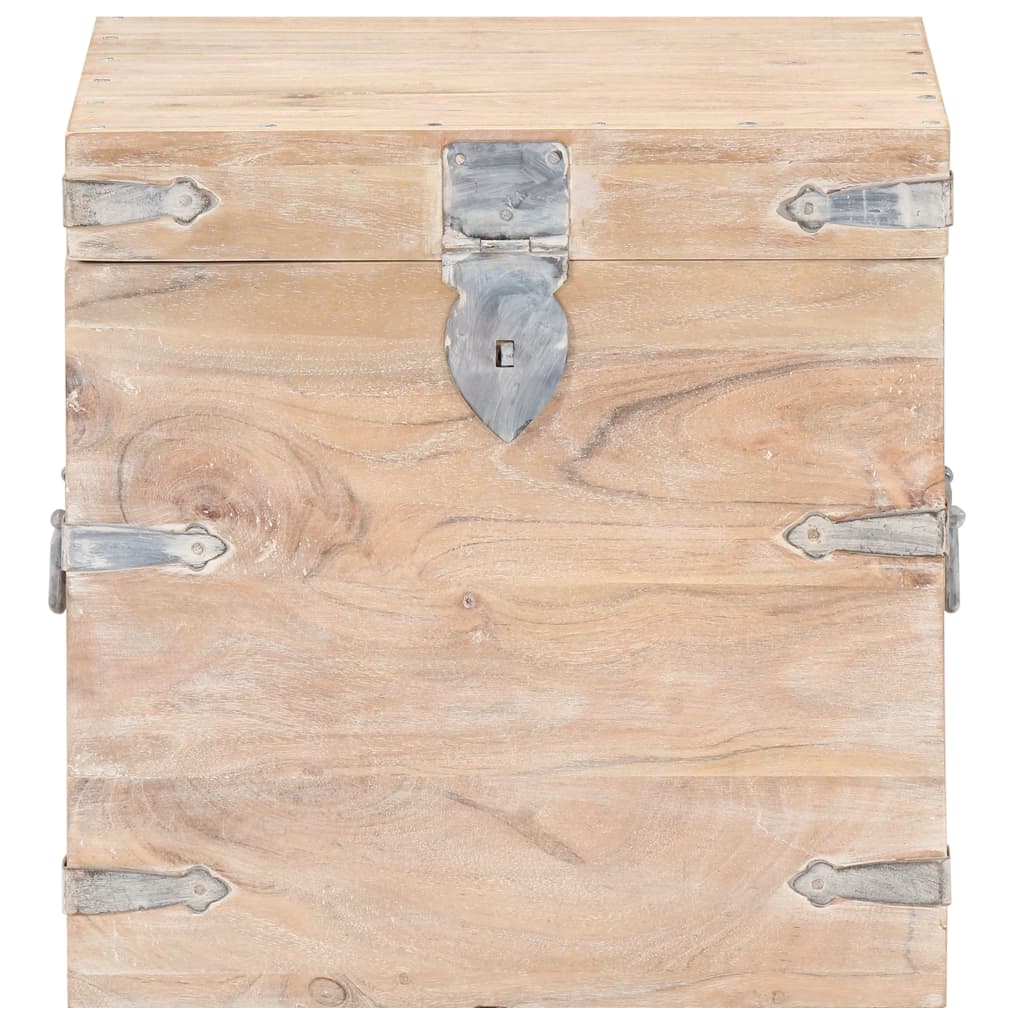 Chest 40x40x40 cm Solid Acacia Wood - OLBRIT
