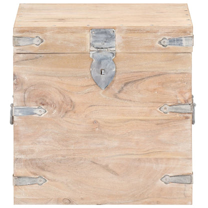 Chest 40x40x40 cm Solid Acacia Wood - OLBRIT