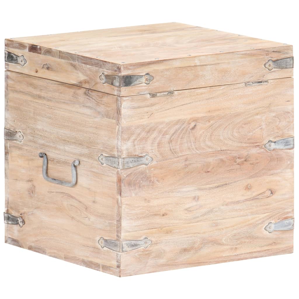 Chest 40x40x40 cm Solid Acacia Wood - OLBRIT