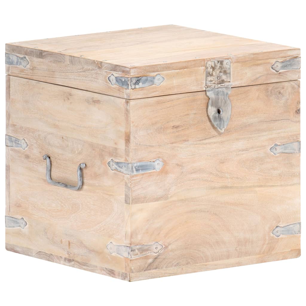 Chest 40x40x40 cm Solid Acacia Wood - OLBRIT