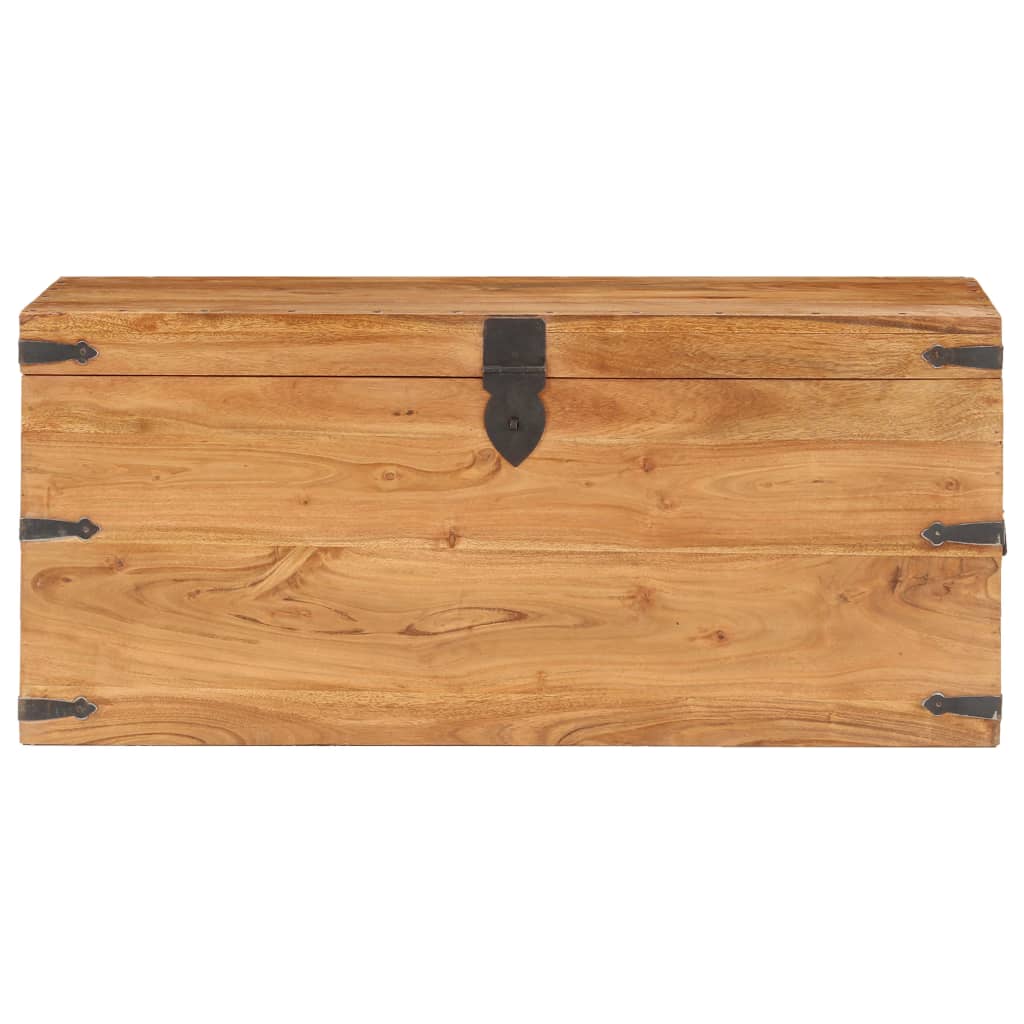 Chest 90x40x40 cm Solid Acacia Wood - OLBRIT