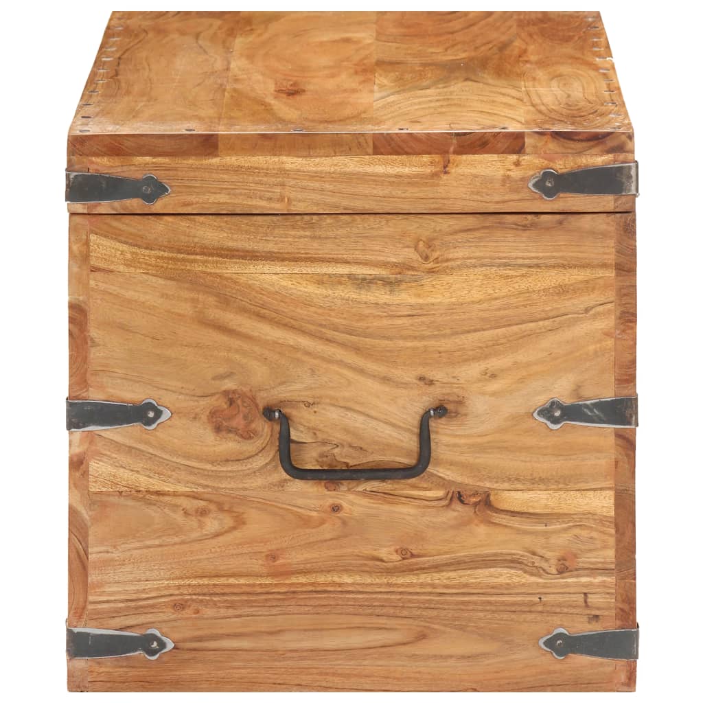 Chest 90x40x40 cm Solid Acacia Wood - OLBRIT