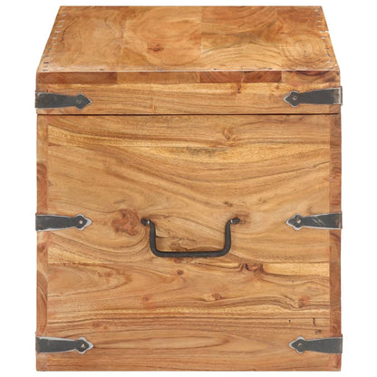 Chest 90x40x40 cm Solid Acacia Wood - OLBRIT