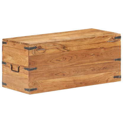 Chest 90x40x40 cm Solid Acacia Wood - OLBRIT