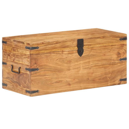Chest 90x40x40 cm Solid Acacia Wood - OLBRIT