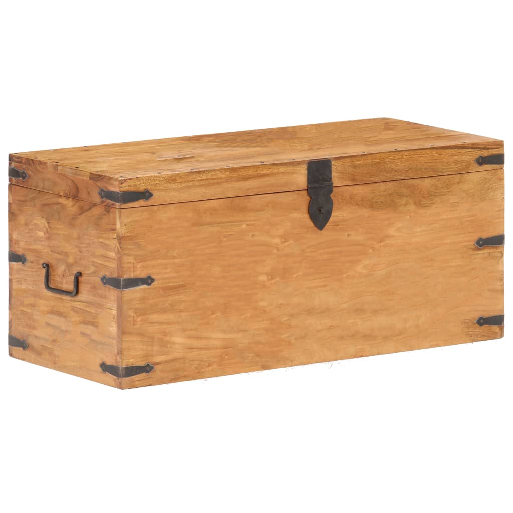 Chest 90x40x40 cm Solid Acacia Wood - OLBRIT