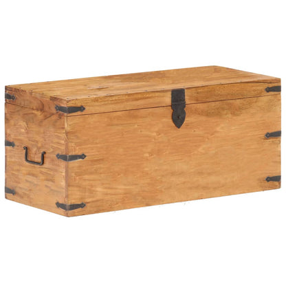 Chest 90x40x40 cm Solid Acacia Wood - OLBRIT